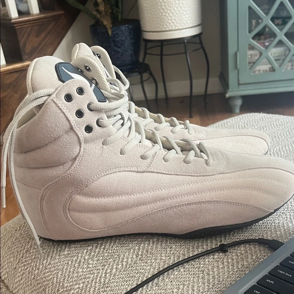 Ryderwear Men's Light Gray Athletic High-Tops - Picture 5 of 6